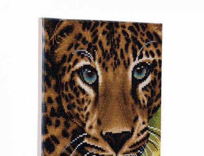 CRYSTAL ART Kit - LEOPARD