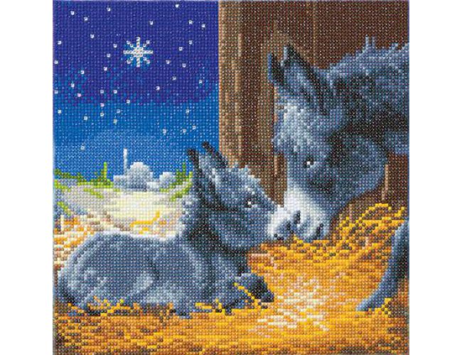 CRYSTAL ART Kit - LITTLE DONKEY