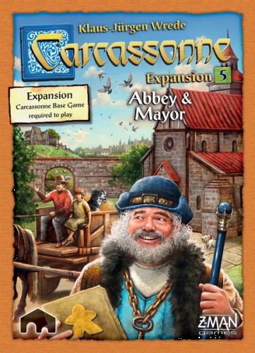 CARCASSONNE EXP 5: ABBEY & MAYOR