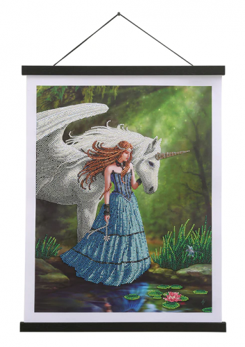 CRYSTAL ART SCROLL KIT - ENCHANTED POOL