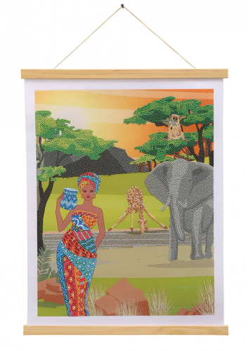 CRYSTAL ART SCROLL KIT - SAVANNAH