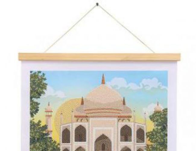 CRYSTAL ART SCROLL KIT - TAJ MAHAL