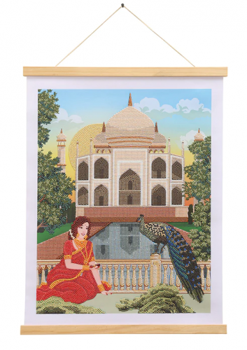 CRYSTAL ART SCROLL KIT - TAJ MAHAL