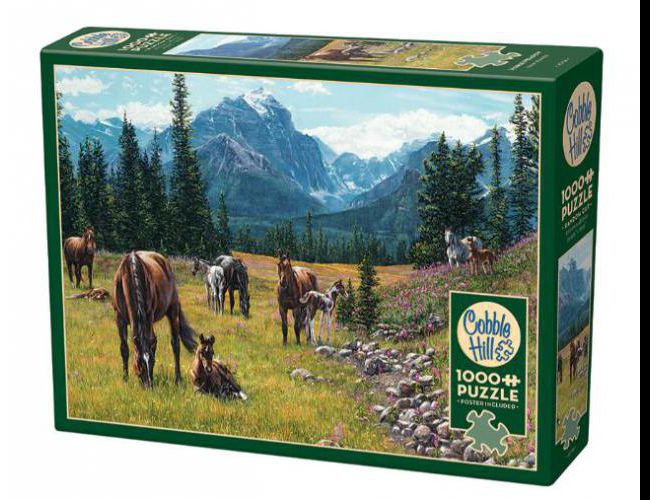 COBBLE HILL 1000 PCS HORSE MEADOW