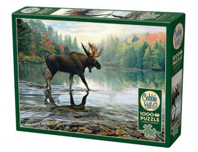 COBBLE HILL 1000 PCS MOOSE CROSSING
