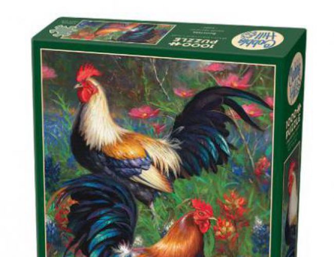 COBBLE HILL 1000 PCS ROOSTERS