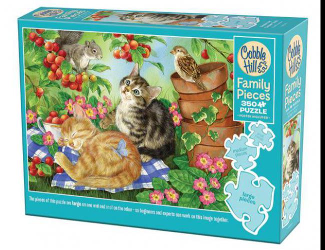 COBBLE HILL 350 PCS FAMILY PUZZLE UNDER THE CHERRY TREE