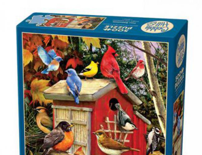 COBBLE HILL 500 PCS FALL BIRDHOUSE