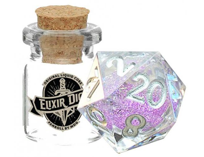 LIQUID DICE INDIVIDUAL D20 SORCEROUS SWIRL