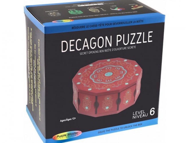 PUZZLE MASTER SECRET OPENING BOX - DECAGON