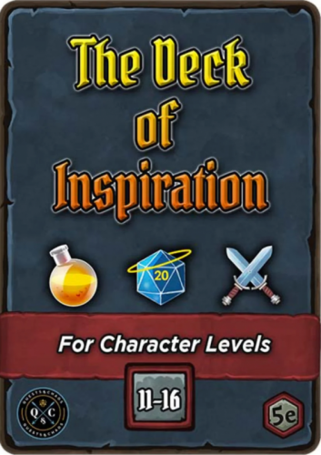 THE DECK OF INSPIRATION (LEVELS 11-16)