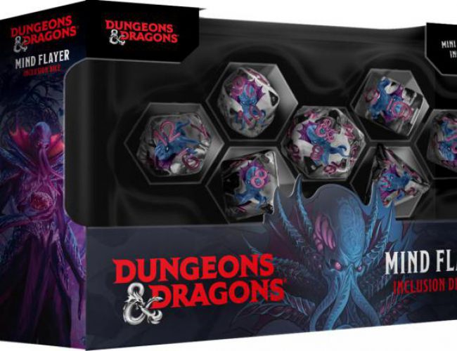 DND MIND FLAYER RESIN DICE SET