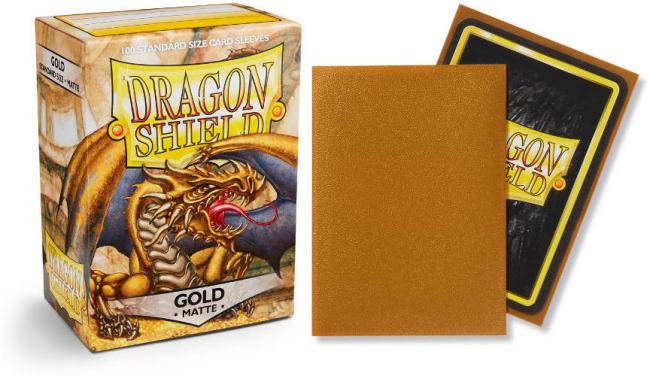 DRAGON SHIELD GOLD MATTE SLEEVES
