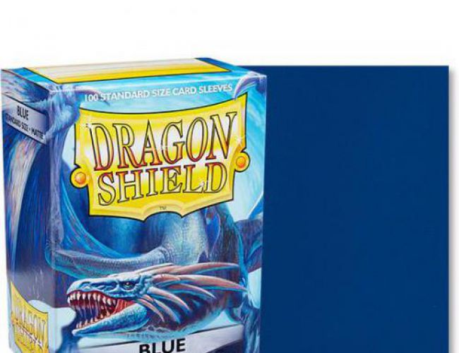 DRAGON SHIELDS BLUE MATTE SLEEVES