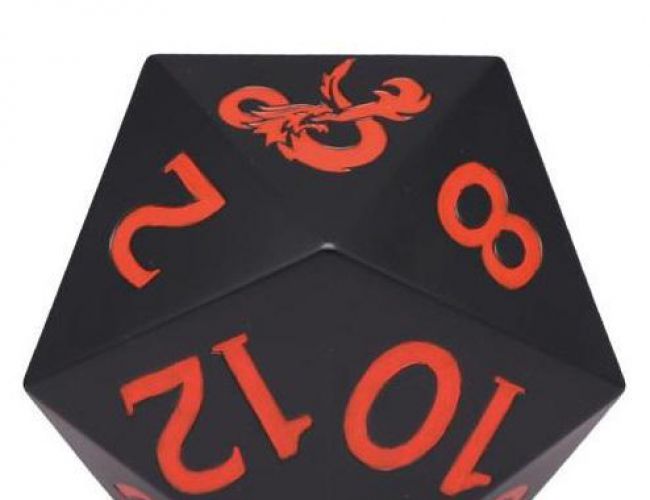 FIGURAL BANK DUNGEONS & DRAGONS 20-SIDED DIE
