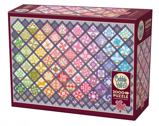 COBBLE HILL 2000 PCS FOUR SQUARE QUILT BLOCKS