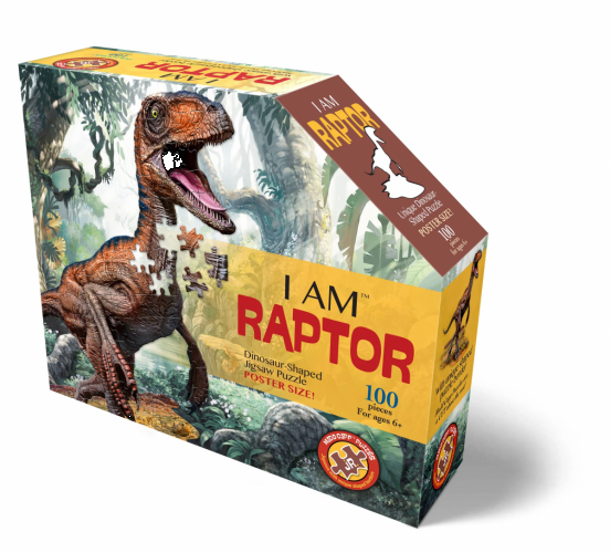 I AM RAPTOR PUZZLE 100 PCS