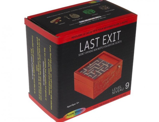 PUZZLE MASTER SECRET OPENING BOX - LAST EXIT