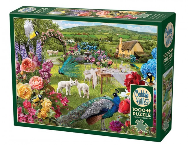 COBBLE HILL 1000 PCS LITTLE LAMBS ROSE GARDEN