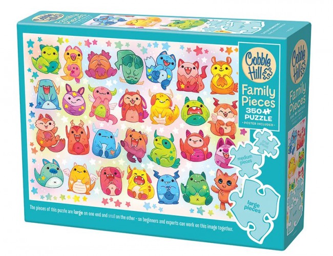 COBBLE HILL FAMILY PIECES 350 LITTLE MONSTERS