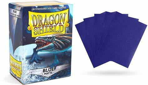 DRAGON SHIELDS BLUE MATTE SLEEVES