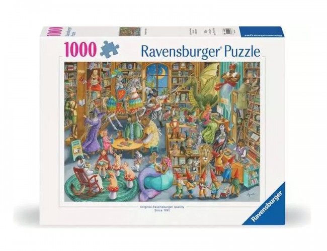 RAVENSBURGER 1000 PCS MIDNIGHT AT THE LIBRARY