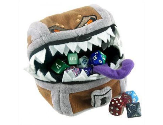 UP DICE D&D MIMIC PLUSH DICE BAG