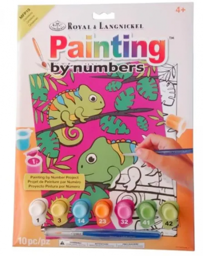 MY FIRST PAINT BY NUMBER - CHAMELEONS
