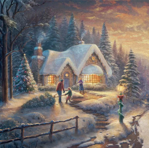 PAINT BY NUMBERS: COUNTRY CHRISTMAS HOMECOMING