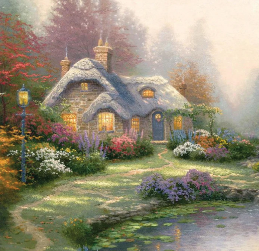 PAINT BY NUMBERS (MED) - EVERETT'S COTTAGE