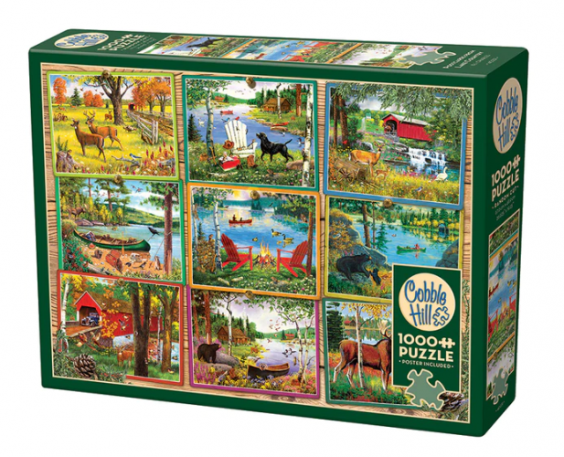 COBBLE HILL 1000 PCS POSTCARDS FROM LAKE COUNTRY