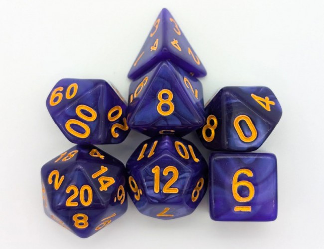 MYSTERY DICE GOBLIN - PEARL PURPLE DICE
