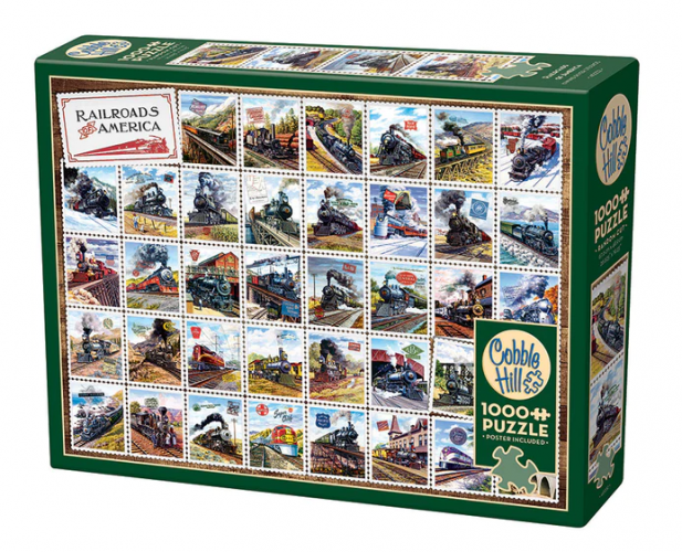 COBBLE HILL 1000 PCS RAILROADS OF AMERICA