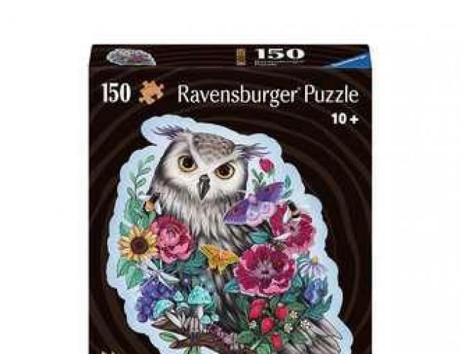 RAVENSBURGER WOODEN PUZZLE - MYSTERIOUS OWL