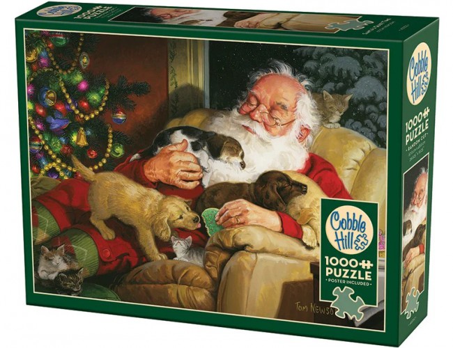 COBBLE HILL 1000 PCS SANTA'S QUIET TIME