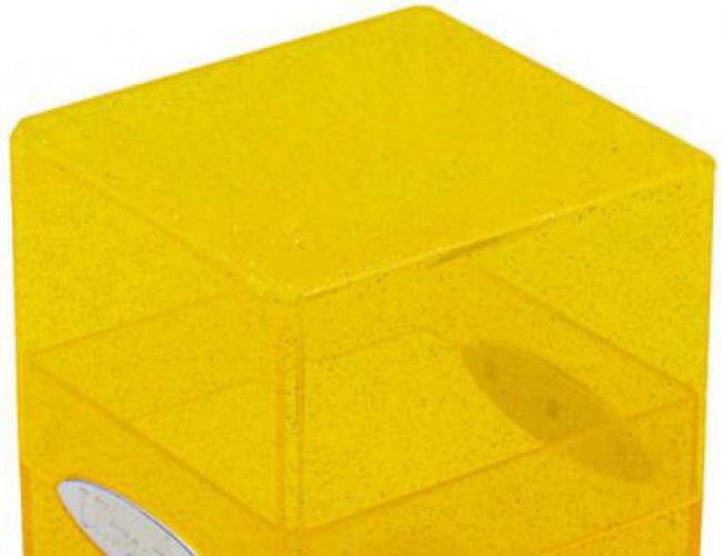 UP D-BOX SATIN CUBE GLITTER YELLOW