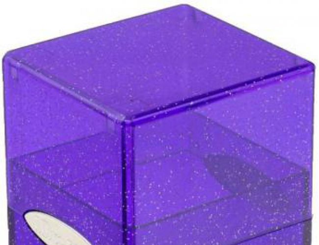 UP D-BOX SATIN TOWER GLITTER PURPLE