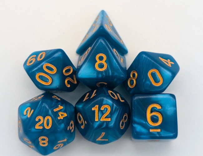 MYSTERY DICE GOBLIN - PEARL SKY BLUE DICE