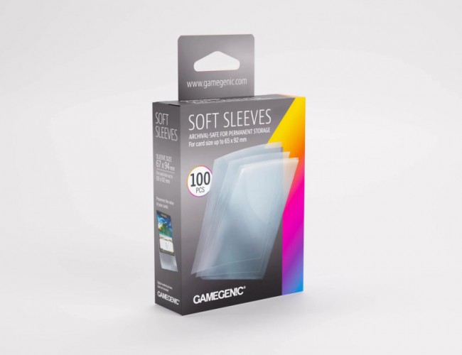 GAMEGENIC SOFT SLEEVES 100 PCS