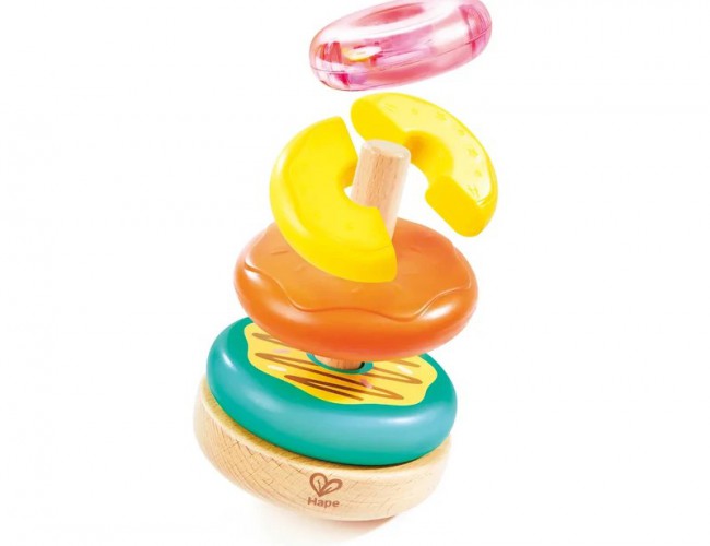 HAPE STACKING DONUT TOY