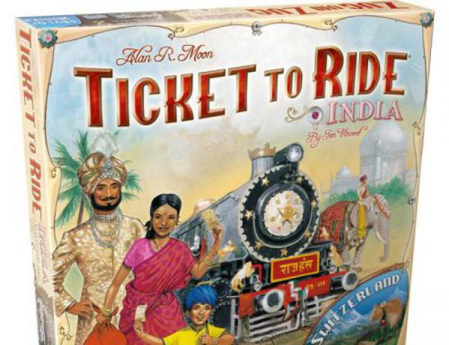 TICKET TO RIDE: INDIA + SWITZERLAND MAP EXPANSIONS