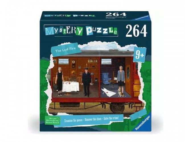 RAVENSBURGER MYSTERYxPUZZLE 264 PCS THE LOST FIRE
