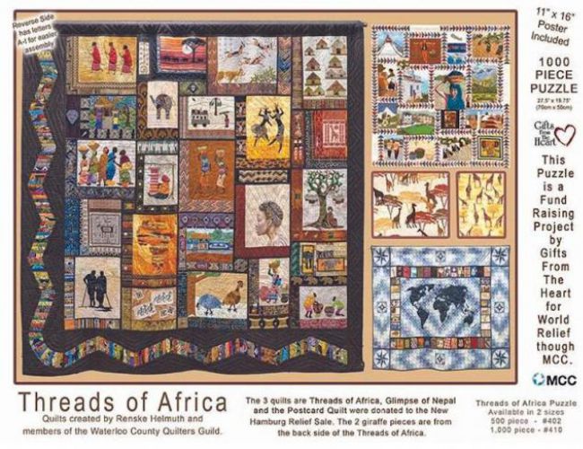 CANADIAN PHOTOGRAPHY 500PC PUZZLE - Threads of Africa
