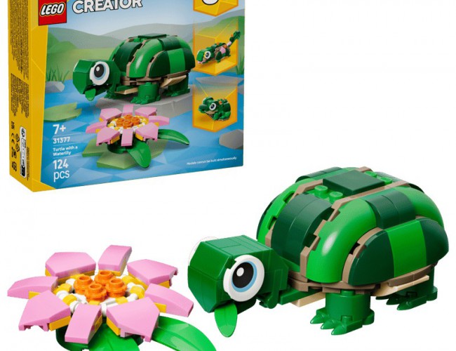LEGO® 31377 Turtle with Water Lily Flower