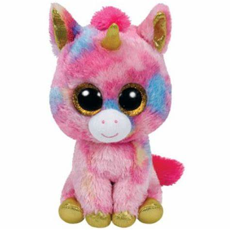 BEANIE BOOS LARGE - FANTASIA PINK UNICORN