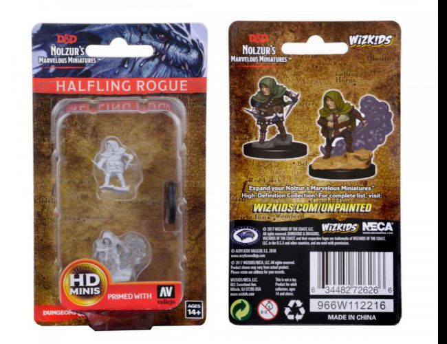 D&D UNPAINTED MINIS: HALFLING ROGUE
