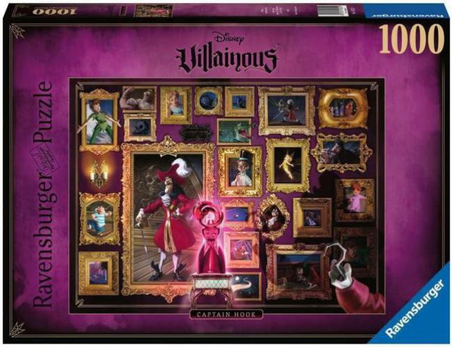 RAVENSBURGER PUZZLE 1000 VILLAINOUS CAPTAIN HOOK