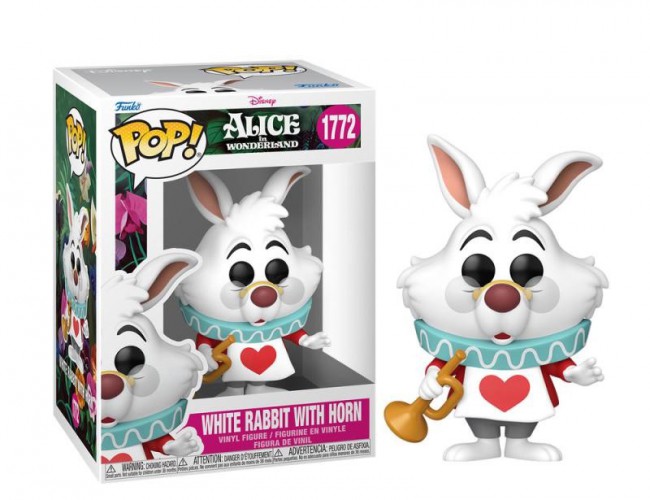 POP! WHITE RABBIT WITH HORN (ALICE IN WONDERLAND)