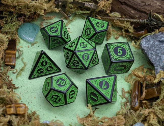 MYSTERY DICE GOBLIN ZOLTAR GREEN DICE SET
